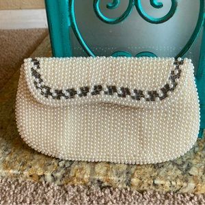 Domar Pearl Clutch Bag - Vintage